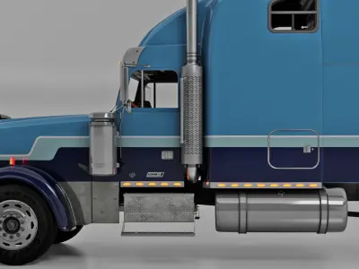 Freightliner FLD 132 Classic XL 3D model
