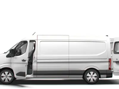 Renault Master L3H2 Van HQ Interior 2024 3D model