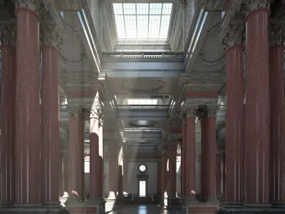 Corinthian Hall 3D model