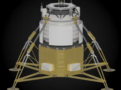 Blue Origin Descent Element 3D model