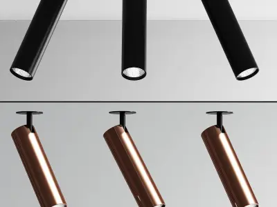 Delta Spot Lighting Bronze 3D model