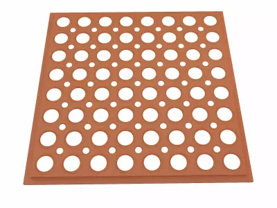 Door mat lowpoly 3d model Low-poly 3D model