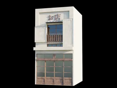 japanese store 3D model