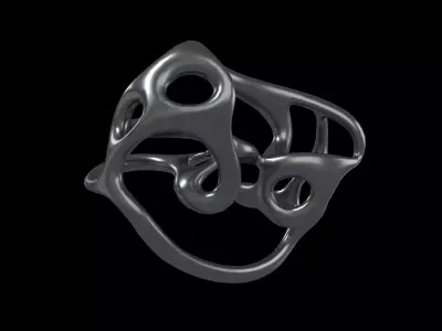 Abstract Shape v30 003 Low-poly 3D model