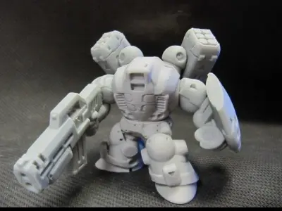 CHIBI-TECH SD - COBRA II CHASSIS          3D print model