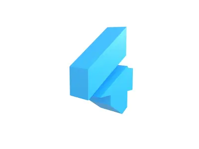 Sci-Fi Number 4 v1 008 Low-poly 3D model