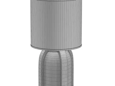  Arenson Yellow Ceramic Table Lamp 3D model