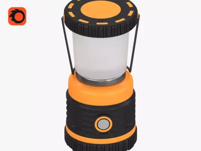 LED Camping Lantern 3D model
