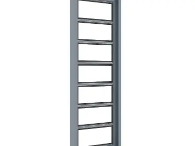 Metal Window 10 3D model
