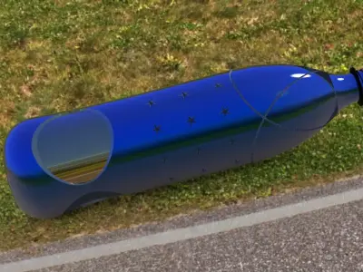 BOTTLE MODEL light bulb Free 3D print model