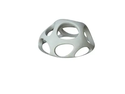 SciFi Cube Object No 52257 Low Poly Shape Low-poly 3D model