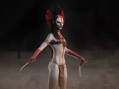 Varang  Low-poly 3D model