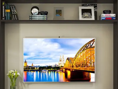 TV WALL UNIT 1 3D model