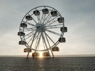 Ferris Wheel 3D model