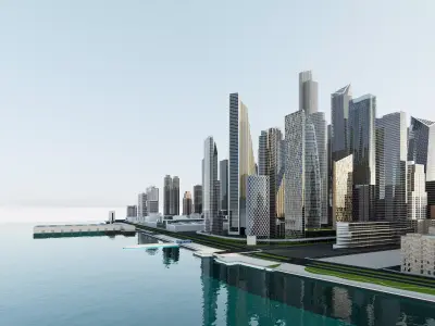 Midtown Manhattan New York 3D model