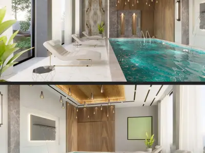 CONTEMPORARY POOL   3D model