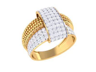  Women Ring MTL 3dm STL OBJ FBX Details 3D print model 75