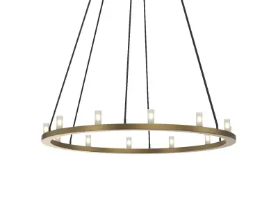 Rennes Round Chandelier 3D model