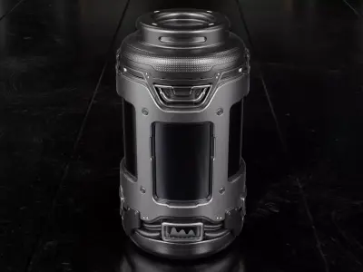 Sci-fi Barrel Low-poly 3D model