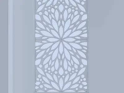 3d screen window Low-poly 3D model