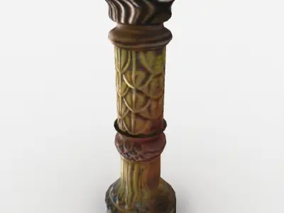 Candle Holder Free low-poly 3D model