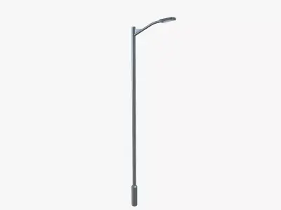 LED Street Light Low-poly 3D model
