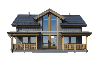 Alpine house Fury 3D model