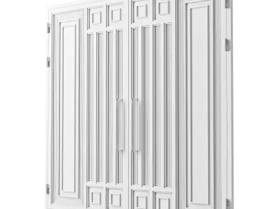 Gate black loft 01 3D model