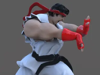 Ryu Sculpture 3D print model
