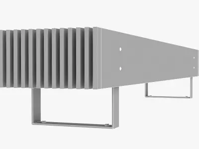 Wooden bench 3D model purchase