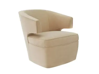 Lana Club Chair 3D model