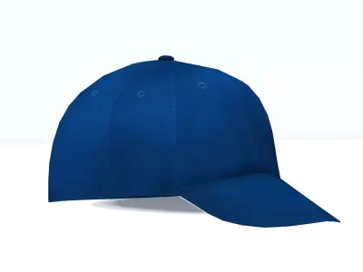 Baseball Cap Low-poly 3D model