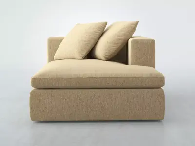 Land Chaise Longue 3D model