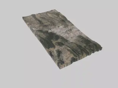 Saltillo City Low-poly 3D model