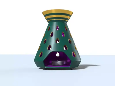 Lamp for candle 3D model