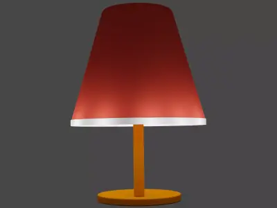 Led lamp 3D model