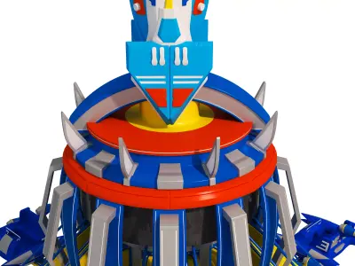 Rocket Carousel  3D model