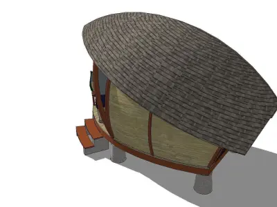 Creative Design-Holiday Cabin-08 3D model