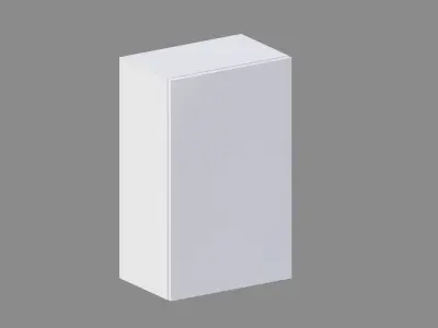Kitchen Upper Cabinet 50 cm Low-poly 3D model