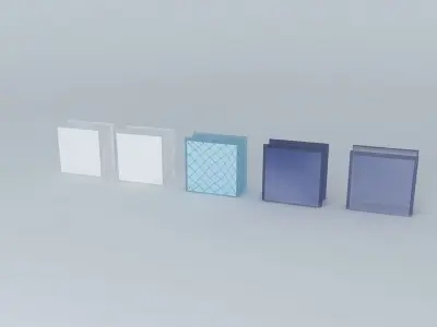 Glass block Free 3D model