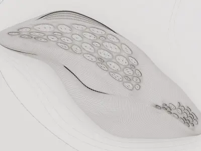 Futuristic building 31 3D model