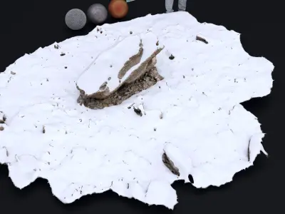 DEATH VALLEY WINTER ROCK FORMATION 005 2024 3D model