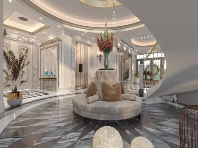 Ground floor villa 3D model