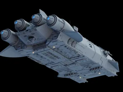 star wars Assault Transport 3D model