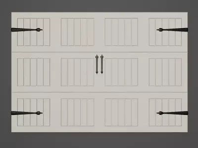 27 Garage Door and Panels 3D model Free 3D model