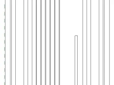 Villa Exterior Door 3D model