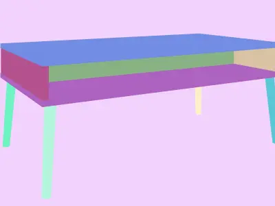 coffee table 3D model