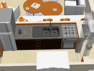 3d FLOOR PLAN 3D model