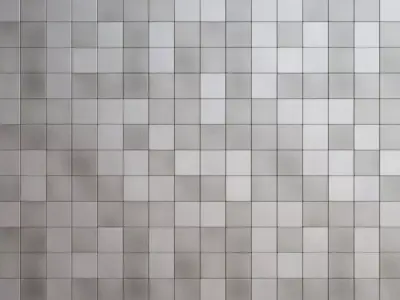 Silver Metal Powdered Plaster PBR Seamless Texture