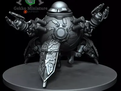 Irobot armored robot 3D print model